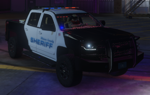 Sheriffs Personal truck